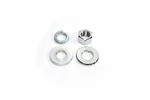 V-twin Chrome Rear Axle Nut Kit For Harley Davidson. Fixed Price $20.90.