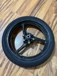Suzuki Gsxr Black Front Wheel/tire Used. Fixed Price $80.00.