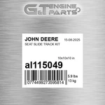 AL115049 Seat Slide Track Kit Fits John Deere (surplus Open Box). Fixed Price $328.86.