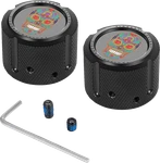 Figurati Designs FD30-FAC-BLK Front Axle Nut Cover Black Sugar Skull Flhtc. Fixed Price $39.74.
