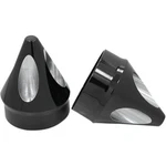 Avon Axle Nut Covers/caps 1" (one Pair) H-d Motorcycles (spike Anodized Black). Fixed Price $64.09.