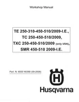 Husqvarna 2009 Tc Te Txc Smr 250 310 450 510 Workshop Service Manual Free S&h. Fixed Price $54.85.