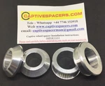 Yamaha R1 5PW 2002 - 2003 Superbike Captive Wheel Spacers. Full Set. Silver.. Fixed Price $50.36.