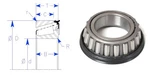 07000-LA Cone 07196 Cup Sealed Enduro Brand Tapered Roller Bearing Set Timken. Fixed Price $27.00.
