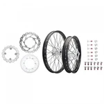Tusk Impact Complete Front/rear Wheel Package 1.60 X 21 2.15 18 Black. Fixed Price $783.06.