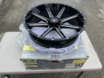 Quad Boss Slicer Wheels 20X7, 4/137, 4+3 Gloss Black/machined 608592 *new*. Fixed Price $249.50.