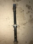 69,70 Yamaha AT1 125, CT1 175 Front Wheel Axle, Spacer And Nut. 427-25181-10-0. Fixed Price $25.00.