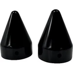 Choppers Black Spike Axle Cap Set. Fixed Price $107.99.