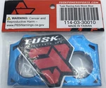 Tusk Racing Axle Block Blue 114-03-30010. Fixed Price $16.99.