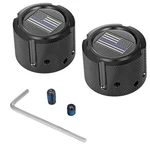 Figurati Designs Front Axle Nut Covers Us Flag Blue Line Black #FD71-FAC-BK. Fixed Price $149.95.