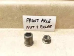 1982 Kawasaki KZ750-N Spectre Front Wheel Axle Nut & Collar PJ-10. Fixed Price $6.00.