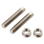 Tusk 2073170001 Titanium Axle Adjuster Bolts Silver. Fixed Price $26.99.