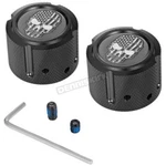 Figurati Black American Flag Skull Front Axle Nut Covers FD28-FAC-BK. Fixed Price $179.95.