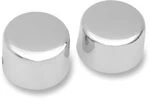 Drag Chrome Front End Axle Caps Covers Harley Shovelhead Softail Dyna Touring. Fixed Price $26.49.