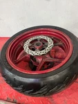 2006 05 Ninja ZX6R ZX636 Rear Wheel Rim Brake Rotor STR8 Good Tire!!!. Fixed Price $329.00.