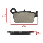 Caltric Front And Rear Brake Pads For Kawasaki KX450F 2006-2019. Fixed Price $23.24.