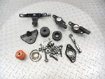 2007 06-13 Harley Davidson Flhx Street Glide Oem Rear Fork Brackets Hardware Lot. Fixed Price $54.41.