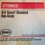 New Stemco Wheel Seal 320-2115. Fixed Price $16.50.
