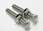 Nickel M8 Chain Rear Axle Adjuster Bolts Honda CR125 CR250 CR500. Fixed Price $12.99.