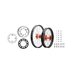 Tusk 1934950198 Impact Complete Front/rear Wheel PACKAGE1.60X21/2.15X19BLACK Rim. Fixed Price $779.32.