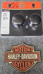Oem Harley-davidson Softail Gloss Black Rear Axel Nut Covers 43000052. Fixed Price $100.00.