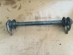1993 Kawasaki KDX200 Rear Axle, Spacers And Adjusters. Fixed Price $35.00.