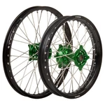 Tusk 1447520080 Impact Complete Front And Rear Wheel 1.60 X 21 / 2.15 18 Black. Fixed Price $690.21.