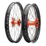 Tusk 1447520006 Impact Complete Front And Rear Wheel 1.60 X 21 / 2.15 19 Black. Fixed Price $695.52.
