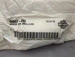 New Genuine Harley Davidson 40947-08A Spacer,whl Brng Lh/rr Zinc Plt. Fixed Price $41.45.