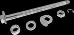 Ds Chrome Steel Rear Axle Kit For Harley Street Glide Cvo 15-22. Fixed Price $177.44.