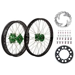 Tusk 1934950214 Impact Complete Front/rear Wheel PACKAGE1.60X21/2.15X18BLACK Rim. Fixed Price $804.46.