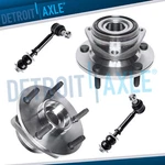 4WD Front Wheel Hub Bearings Sway Bars For 1995-1998 1999 Dodge Ram 1500 Non Abs. Fixed Price $112.80.
