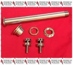 Ducati 749 999 Titanium Rear Axle Spacers & Aduster Screws Gray Swingarms 2003-4. Fixed Price $380.00.