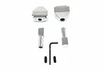 Chrome Rear Axle Adjuster Cap Set Pyramid Style For Harley Davidson By V-twin. Fixed Price $39.44.