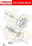 Yamaha Collar, Wheel 4XV-25383-00-00 Oem New. Fixed Price $35.32.