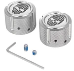Figurati Designs Front Axle Nut Covers Skull/cc Polished #FD27-FAC-SS. Fixed Price $149.95.