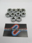 Lot Of 10 Harley Davidson Genuine Nos Aermacchi Front Axle Nuts 41599-61P. Fixed Price $34.99.