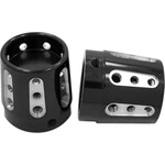 Avon Axle Nut Covers/caps 1" (one Pair) H-d Motorcycles (gatlin Anodized Black). Fixed Price $72.91.