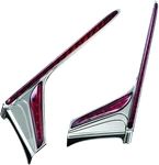 Kuryakyn For L.e.d. Vertical Rear Light Strips 12-17 GL1800 Chrome Red Lens. Fixed Price $299.99.