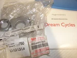 Suzuki GSX-R750 Nos Chain Adjuster Block And Nut Oem 61499-44810-RX0. Fixed Price $29.95.