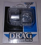 Nos Drag Specialties Chrome Front Axle Caps 0214-0374 08-12 Flt Robison Hd. Fixed Price $18.00.