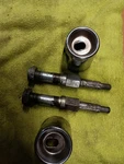 Harley Shovelhead Panhead Oem Shock Studs And Covers 54515-73. Fixed Price $20.00.