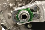 Works Green Aluminum Elite Axle Block Pair For Kawasaki KX450SR 22-23. Fixed Price $86.24.