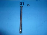 Yamaha 1983 YZ490 Rear Wheel Axle #23X-25381-00-00. Fixed Price $13.99.