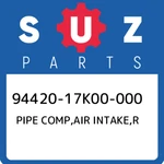94420-17K00-000 Suzuki Pipe Comp,air Intake,r 9442017K00000, New Genuine Oem Par. Fixed Price $102.52.