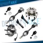 8PC 4WD Front Wheel Bearing Hubs Cv Axles Tie Rods Kit For Silverado Sierra 1500. Fixed Price $317.93.