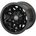 Moose Black 416X 14X7 Wheel 0230-1161. Fixed Price $130.95.