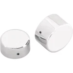 Drag Specialties Axle Caps Chrome Rear 08-17 Fxst/fxd 0214-0449. Fixed Price $46.08.