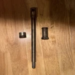Oem Honda CB360T Front Axle & Side Collar 44301-369-000 Nut. Fixed Price $25.00.
