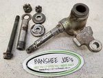 2000 Yamaha Breeze 125 Oem Left Steering Knuckle With Hardware Spindle. Fixed Price $29.99.
